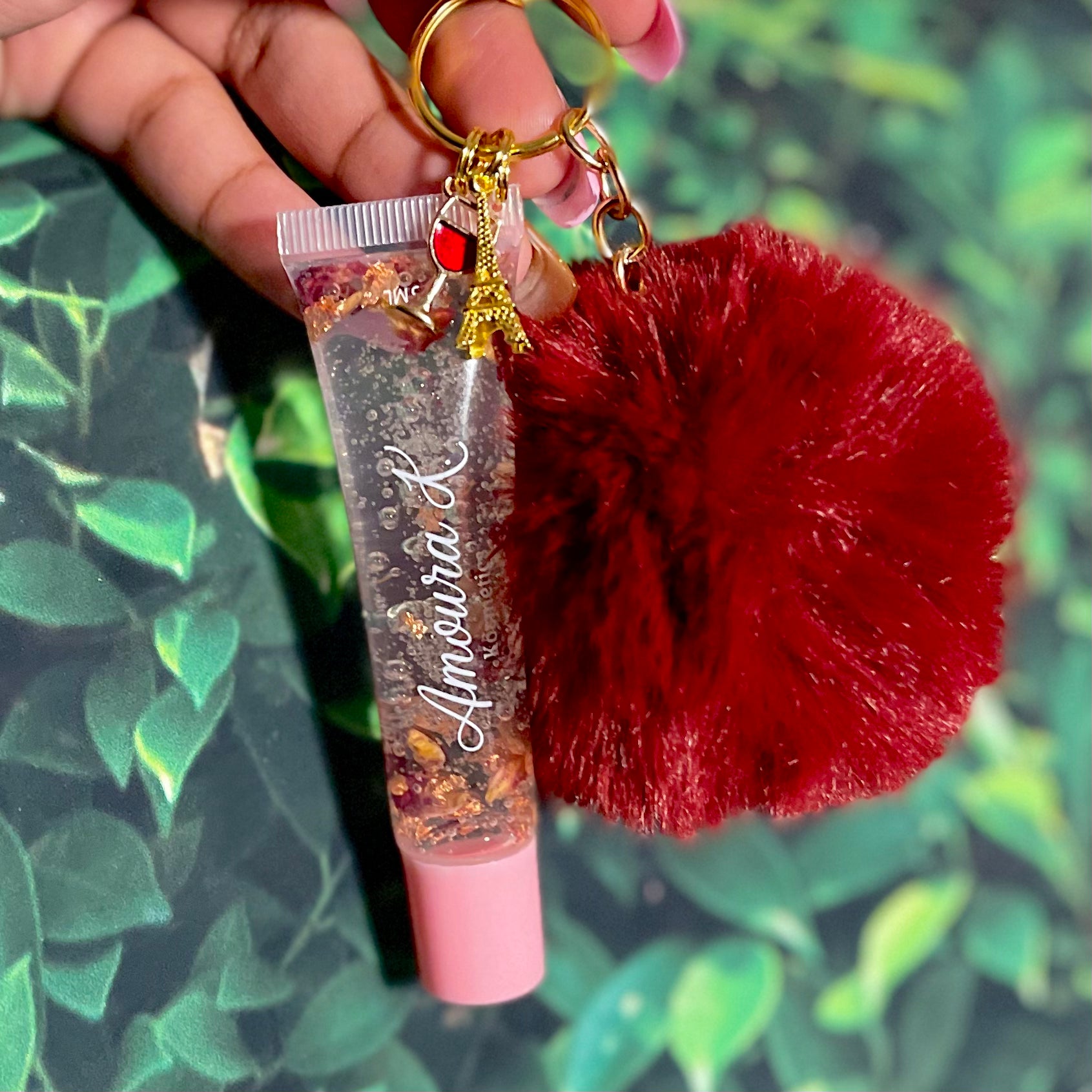 Lip Gloss Keychain