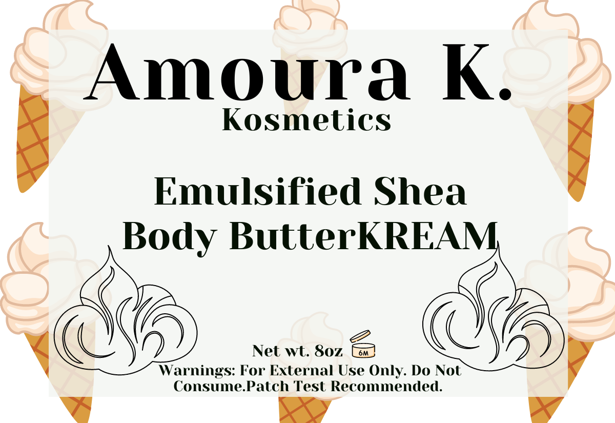 Vanilla Babe Emulsified Body ButterKREAM